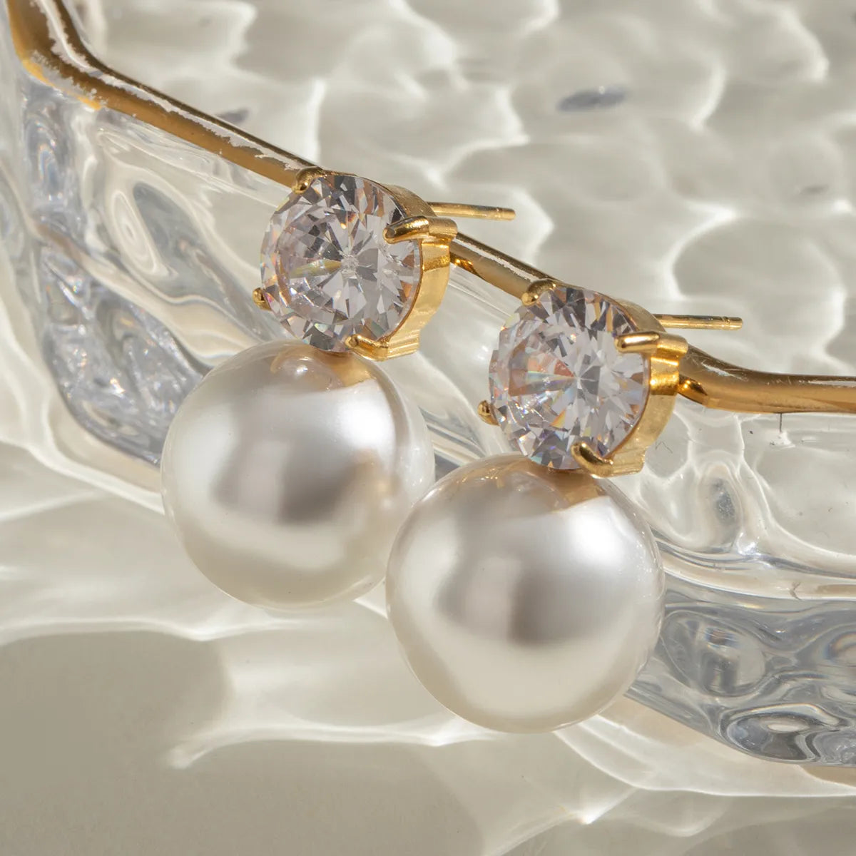 Emma Pearl Stud Earrings