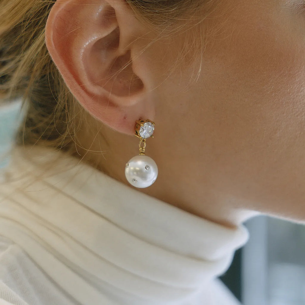 Tessa Pearl Drop Earrings