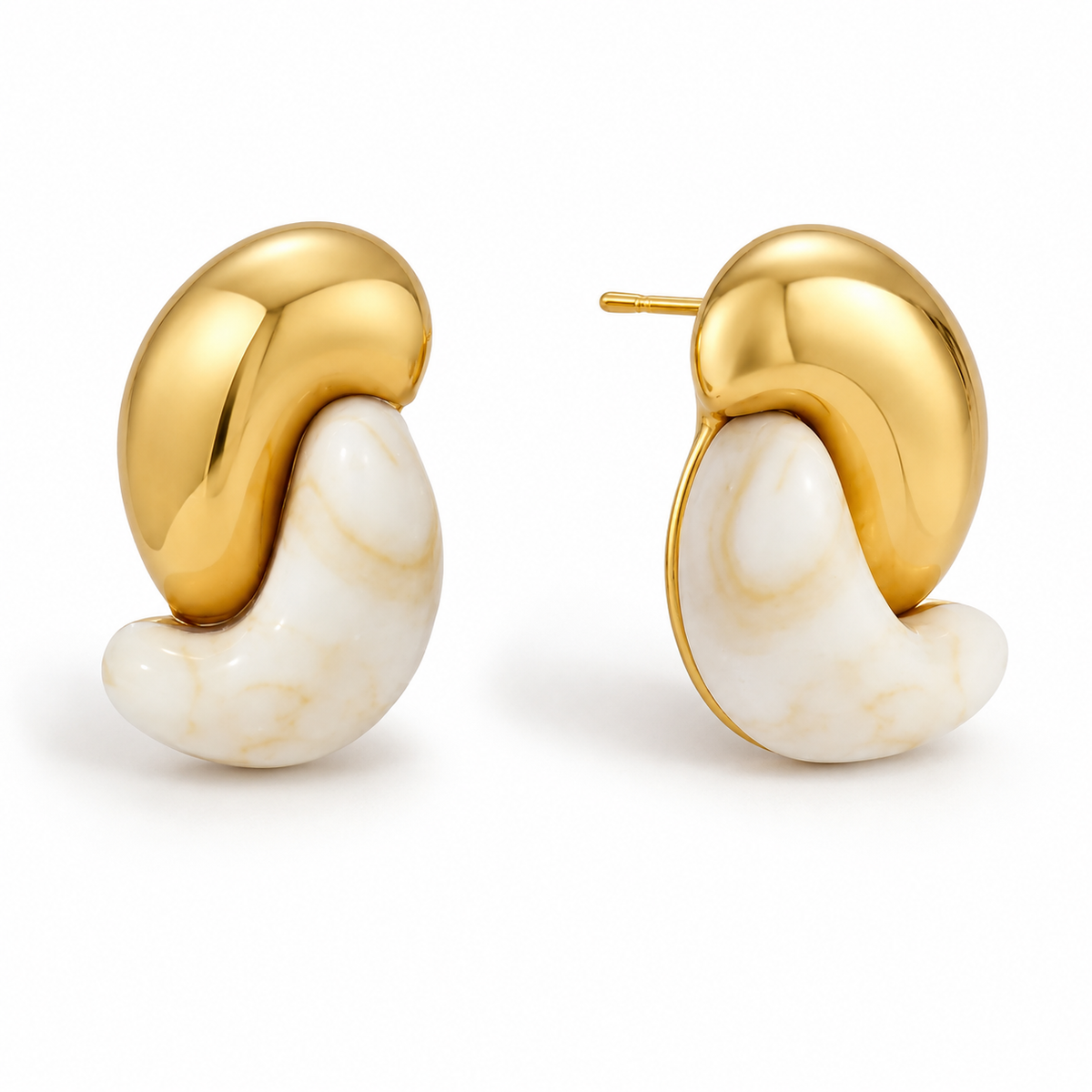 Keely Studs - Cream