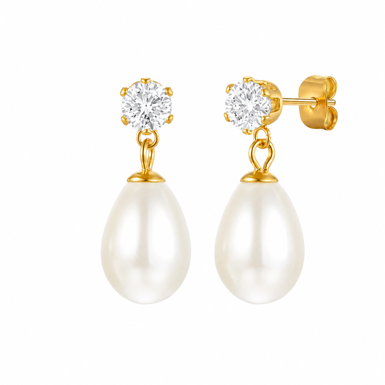 Leah Pearl Drop Earrings