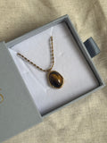 Tiger Eye Pendant Necklace