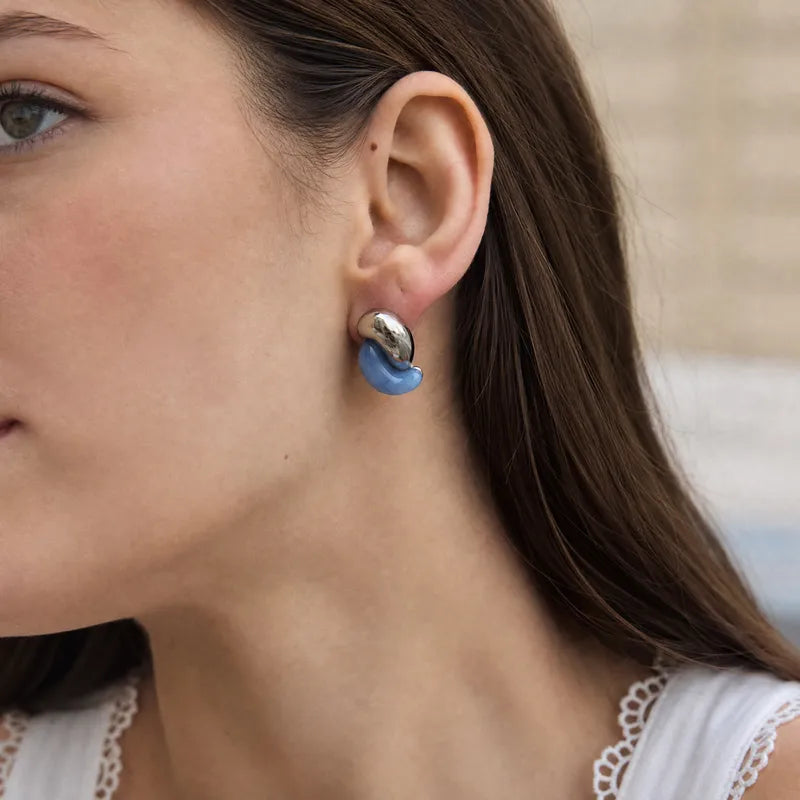 Keely Studs - Blue