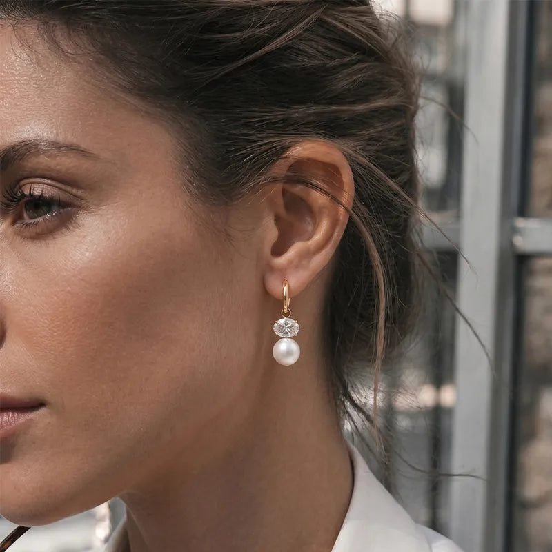 Kendall Pearl Drop Earrings