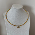 Gold Cuff Necklace