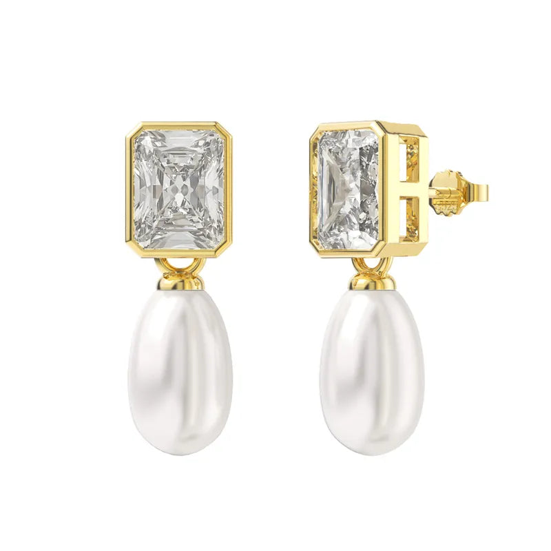 Macy Pearl Drop Studs