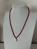 Scarlet Pearl Beaded Necklace