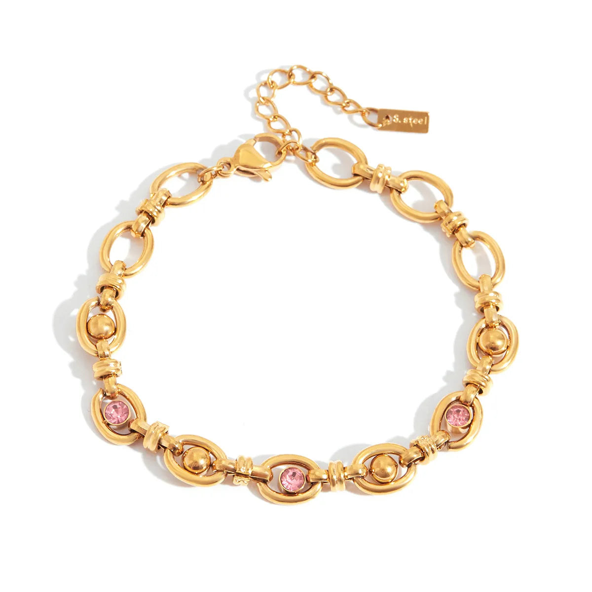 Winnie Link Bracelet in Pink