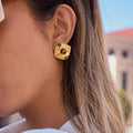 Cleo Tiger Eye Studs